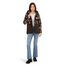 OLBL006 BILLABONG WOMEN'S FLEECE QUILTED TECH JACKET TOFFEE SIZE M - Brand New