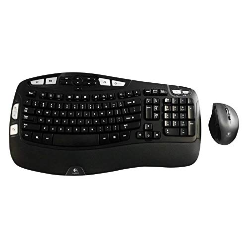 Logitech Mk560 Wireless Wave Combo Plus: K351 Keyboard & M705 Wireless Mouse - Like New
