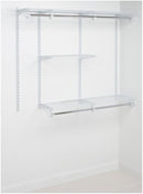 Rubbermaid 3H11 Configurations 3-to-6-Foot Classic Custom Closet Kit - White - Brand New