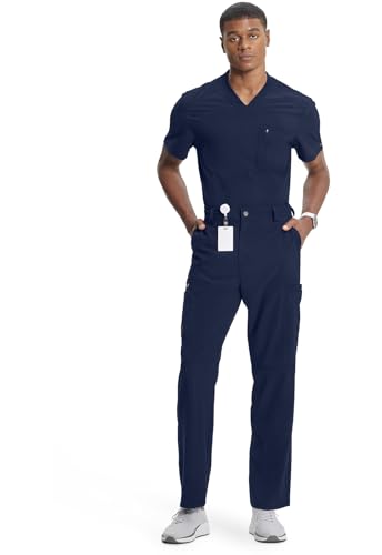 Infinity Cherokee Men's Scrub Pants Modern Fit Drawstring CK200A Size L Navy - Brand New