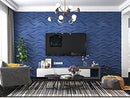 Art3d Navy Blue 3D Wall Panel PVC Slim Wave Covers 32 Sqft B07QJWSKK7 - NEW - Brand New