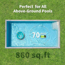 HUBEI YIMU ELECTRONIC TECHNOLOGY L1 CORDLESS ROBOTIC POOL CLEANER - ORANGE/BLUE - Brand New