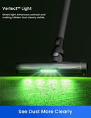 Proscenic P12 Cordless Vacuum Cleaner Anti-Tangle Brush - Gray - Brand New
