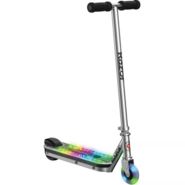 RAZOR COLOR RAVE ELECTRIC SCOOTER  BLAST STEEL FRAME 7.5 MPH 110 LB - SILVER - Brand New