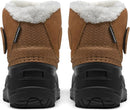 THE NORTH FACE TODDLER ALPENGLOW II BOOTS - SIZE: YOUTH 8 - TOASTED BROWN - Like New