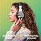 Audonia E7 Wireless Headphones with Mic Deep Bass - Titanium Black Like New