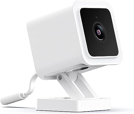WYZE Cam v3 with Color Night Vision Wired 1080p HD Indoor/Outdoor WYZEC3 - WHITE Like New