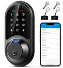 Veise RZ07 Fingerprint Smart Lock, Keyless Entry, App Control - Matte Black - Like New