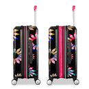 SARAH JESSICA PARKER HARDSIDE EXPANDABLE CARRY ON SUITCASE - BLACK SHOE WHEEL - Like New