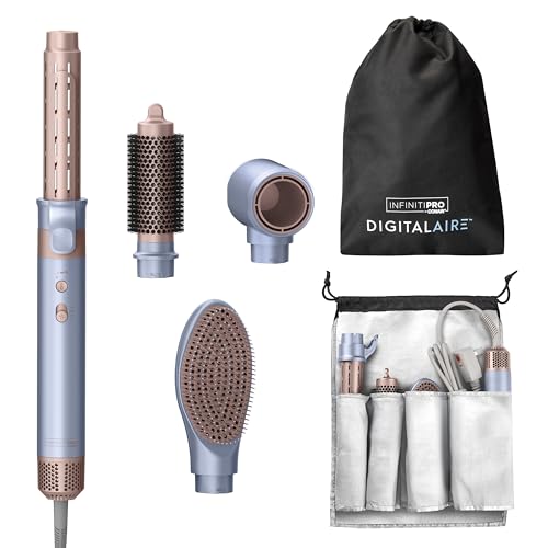 CONAIR INFINITIPRO CONAIR DIGITALAIRE MULTI HAIR STYLER CURLS WAVES BLOWOUT BLUE - Like New