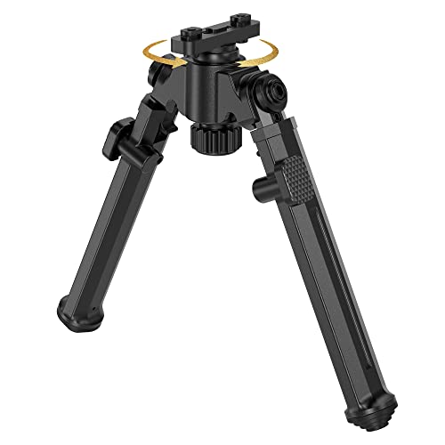 WANPION RIFLE BIPOD RAIL BIPOD 360°SWIVEL EASY CARRY FOLDING HEIGHT - BLACK Like New