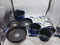 Anolon X Hybrid Nonstick Cookware Induction Pots and Pans Set, 12 Piece - BLUE Like New