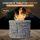 NEELO CONCRETE TABLETOP S’MORES MAKER – PORTABLE SMOKELESS FIRE PIT KIT - Like New