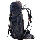 WASING 55L Internal Frame Backpack Outdoor Hiking Travel Climb WS-55Lpack - Blue - Brand New