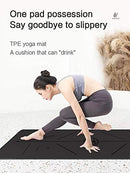 SUNFEID Yoga Mat Non Slip Extra Thick Eco Friendly Mat with Alignment - Brand New