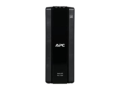 APC UPS 1500VA Battery Backup Surge Protector, AVR BR1500G - BLACK Like New