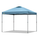 CROWN SHADES 10x10 Pop Up Canopy Tent Sports Shelter - White - Like New