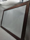 EXCELLO GLOBAL PRODUCTS WOODEN MAGNETIC DRY ERASE WHITEBOARD - TORCHED RUSTIC - Like New
