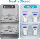 VTOPMART BREASTMILK SINGLE STORAGE CONTAINER CLEAR FREEZER FRIDGE ORGANIZER BINS - Like New