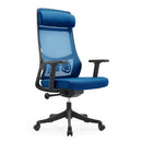 LEISUREMOD ERGONOMIC BLUE OFFICE CHAIR HIGH BACK MESH DESK CHAIR DO56BU - BLUE - Like New