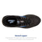 BROOKS MEN'S DYAD 11 RUNNING SHOE SIZE 10.5 BLACK/EBONY/BLUE - Like New