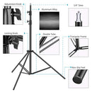 Neewer Light Stands 10 Feet/3 Meters Pro Heavy Duty Spring Cushioned B07X3JQVS4 - Like New