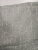 ELINGEN LTD GRAY LIVING ROOM CURTAINS 100" LENGTH 1 PANEL SET ROD POCKET - GRAY - Like New