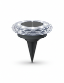 SERENITY HOME THE LUMIS, SOLAR DISK LIGHT FOR GARDEN PATHS & PATIO - WHITE - Like New