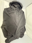 ANGELA BEBE MEN'S PULLOVER HOODIE WITH A FRONT POCKET - SIZE: MEN XL - BLACK - Like New