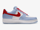 NIKE AIR FORCE 1 LOW BY YOU - SIZE: MEN 8.5 - RED/WHITE/BLUE - Like New