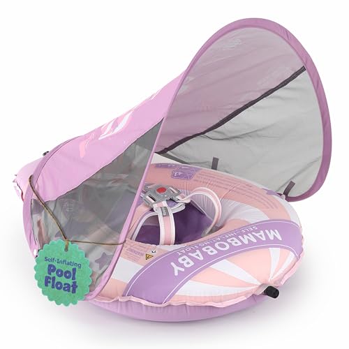 MAMBOBABYFLOAT Light Traveler 2025, Safe, Comfortable, Canopy, B503-66332 - PINK - Like New