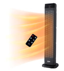 GOOD HOUSEKEEPING OSCILLATING CERAMIC TOWER SPACE HEATER, 30", 72033 - BLACK - Like New