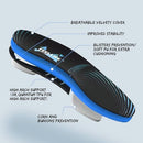 FEELLIFE PLANTAR FASCIITIS RELIEF SHOE INSOLES [1-PAIR] WOMEN SIZE XS BLUE/BLACK - Like New