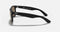 RAY-BAN RB4165 JUSTIN SUNGLASSES, 54MM - MATTE RUBBER BLACK/GOLD MIRROR - Like New