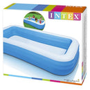 INTEX 120X 72X 22 D RECTANGULAR D KIDDIE ABOVE GROUND POOL - BLUE - Like New