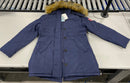 GALAXY BY HARVIC FUAR JACKET, NAVY, LARGE - Brand New