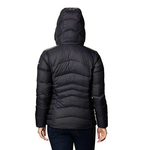 COLUMBIA WOMEN'S AUTUMN PARK DOWN HOODED JACKET - BLACK - X-LARGE - Brand New
