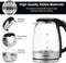 BRIGHTOWN Electric Kettle Temperature Control Hot Water Boiler (1.7L) - Black Like New