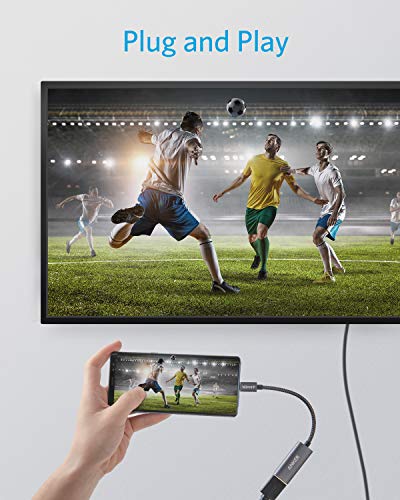 ANKER USB C TO HDMI ADAPTER 4K@60HZ 310 USB-C ADAPTER 4K HDMI A8312 - GRAY - Like New