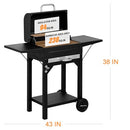 MASTER COOK CHARCOAL GRILL OUTDOOR BARBECUE 238SQ GRILL SRCG24025 - BLACK - Brand New