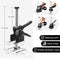 KKATTU Labor Saving Arm Jack 12-Inch Lever Arm Lifter Drywall, 2 Pack - Black - Like New