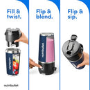 NUTRIBULLET FLIP PORTABLE BLENDER INSULATED CUP CORDLESS - INDIGO - Like New