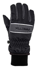 85106-00 ARCTIX KIDS WHITEOUT INSULATED SKI GLOVES - SIZE YOUTH M - BLACK - Like New