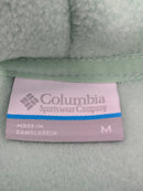 COLUMBIA WOMENS SEQUOIA GROVE FULL ZIP FLEECE - SIZE: WOMEN M - MINT GREEN - Like New