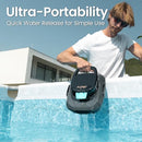 AIPER SCUBA SE CORDLESS ROBOT POOL VACUUM FOR ABOVE GROUND POOL (2024) - SILVER - Like New