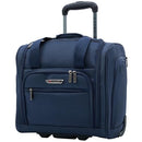 TPRC 15" Smart Underseat Carry-On Luggage with USB Charging Port, Navy Blue - Brand New