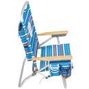 TOMMY BAHAMA 4-POSITION EXTENDED SEAT HEIGHT BEACH CHAIR SC602TBBP-2466B-1 - Like New