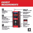 Milwaukee 48-22-9803 330 Laser Distance Meter, Red Like New