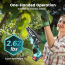Seesii Mini Chainsaw, 6-inch Mini Chainsaw Cordless, Handheld Electric Power - Like New