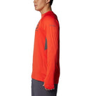 COLUMBIA MEN'S TERMINAL TACKLE VENT LONG SLEEVE BRIGHT-POPPY/CITY-GRAY-M - Brand New